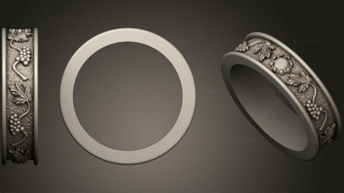 Ювелирные перстни и кольца (Кольцо 181, JVLRP_0663) 3D модель для ЧПУ станка